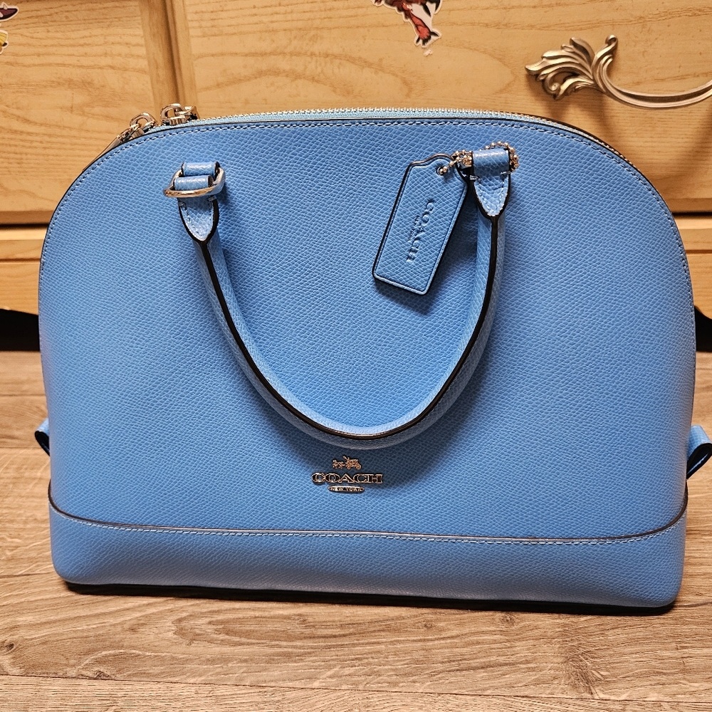 Coach SIERRA SATCHEL IN CROSSGRAIN LEATHER